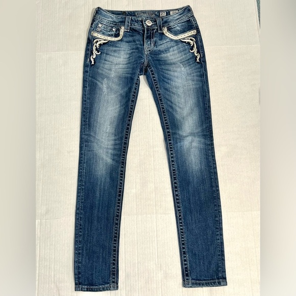 Miss Me Denim - Miss Me - Womens Signature Skinny Jeans Sz. 28"W